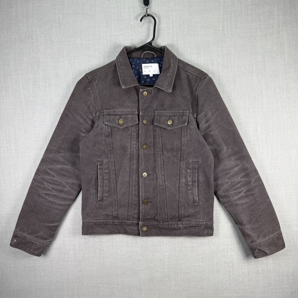 Frank & Oak Jacket Men's Size Medium Rue St-Viateur Denim Button Down
